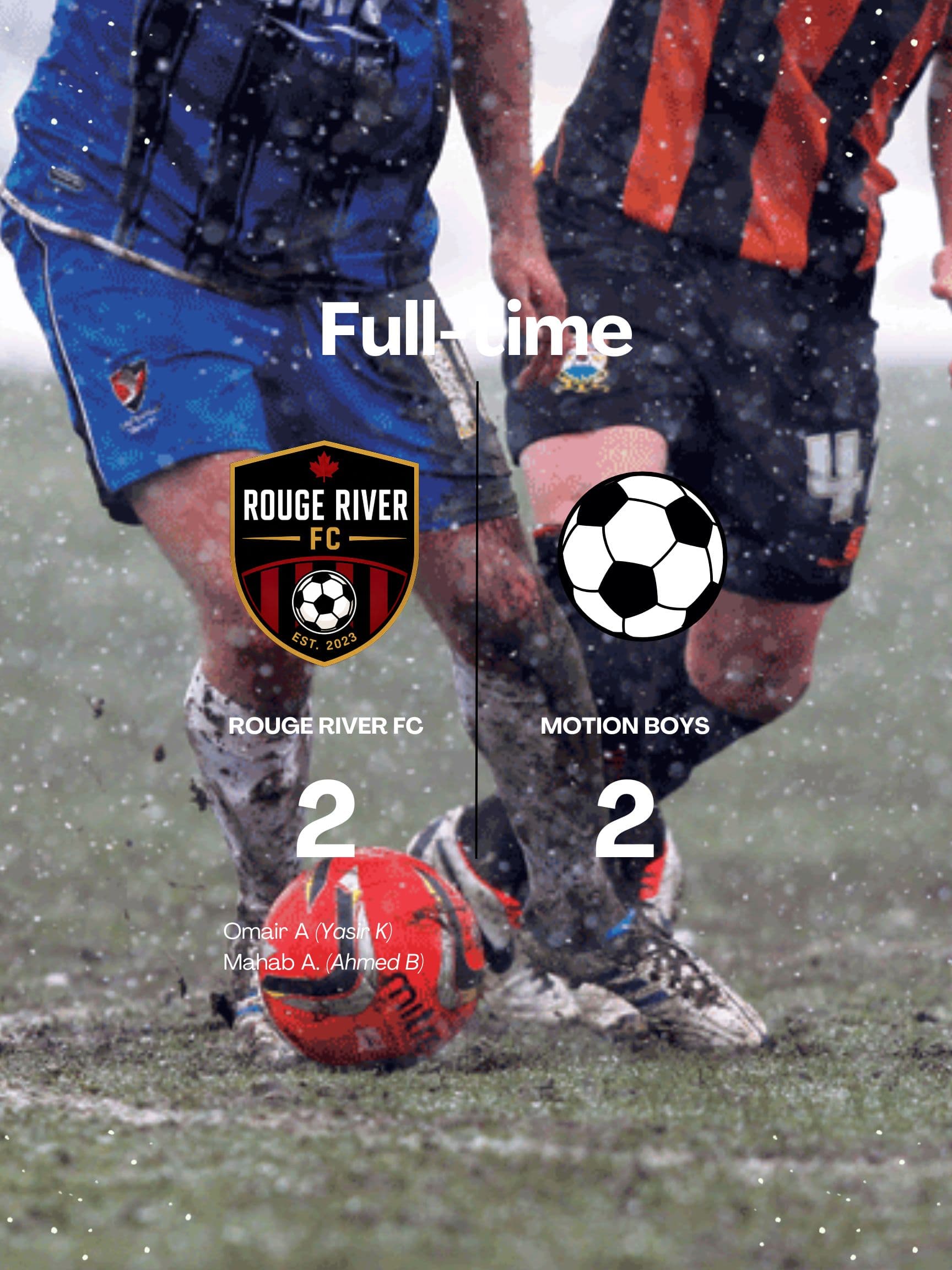 Rouge hold onto a point in gritty affair